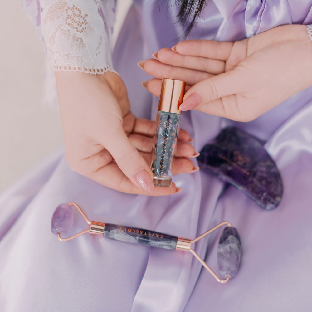 crystallove amethyst beauty set - zestaw z ametystu
