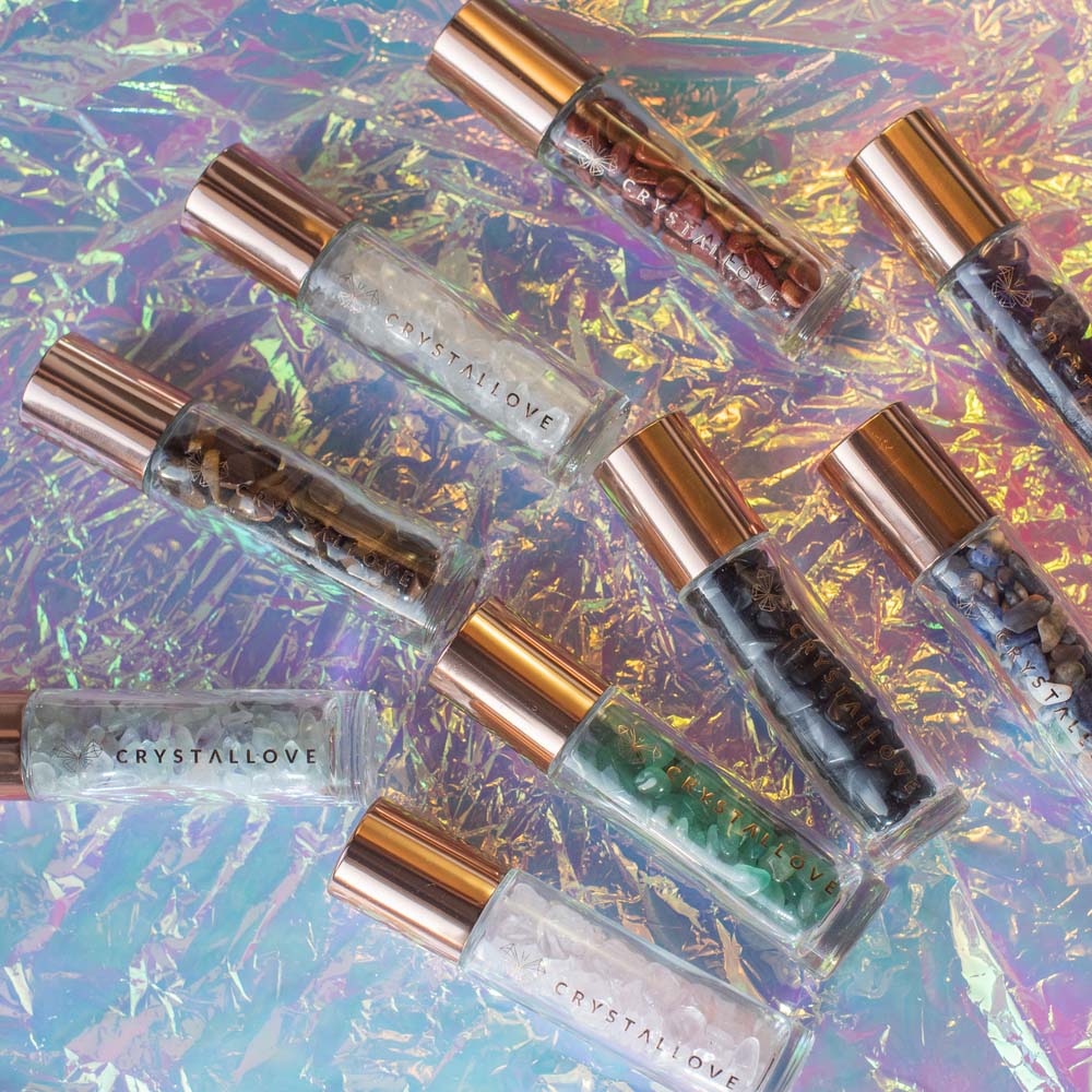 crystallove buteleczka na olejek z fluorytem tęczowym 10ml