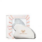 CRYSTALLOVE Cryo Ice Gua Sha płytka do masażu twarzy gua sha ze stali nierdzewnej - stainless steel gua sha
