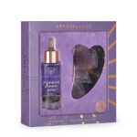 crystallove amethyst crystalized set - serum do twarzy z ametystem i płytka gua sha z ametystu