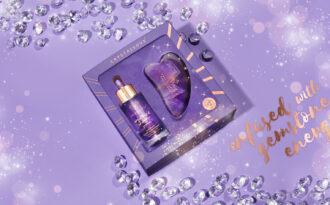 crystallove serum do twarzy z ametystem i kamień gua sha