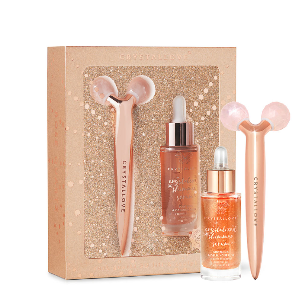 crystallove rose quartz 3d lift & sculpt set